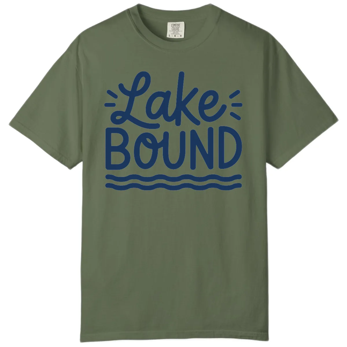 Lake Bound Typography Design Comfort Color in Sage