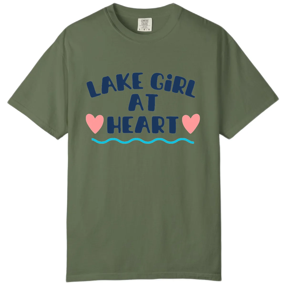Lake Girl At Heart Design Comfort Color in Sage
