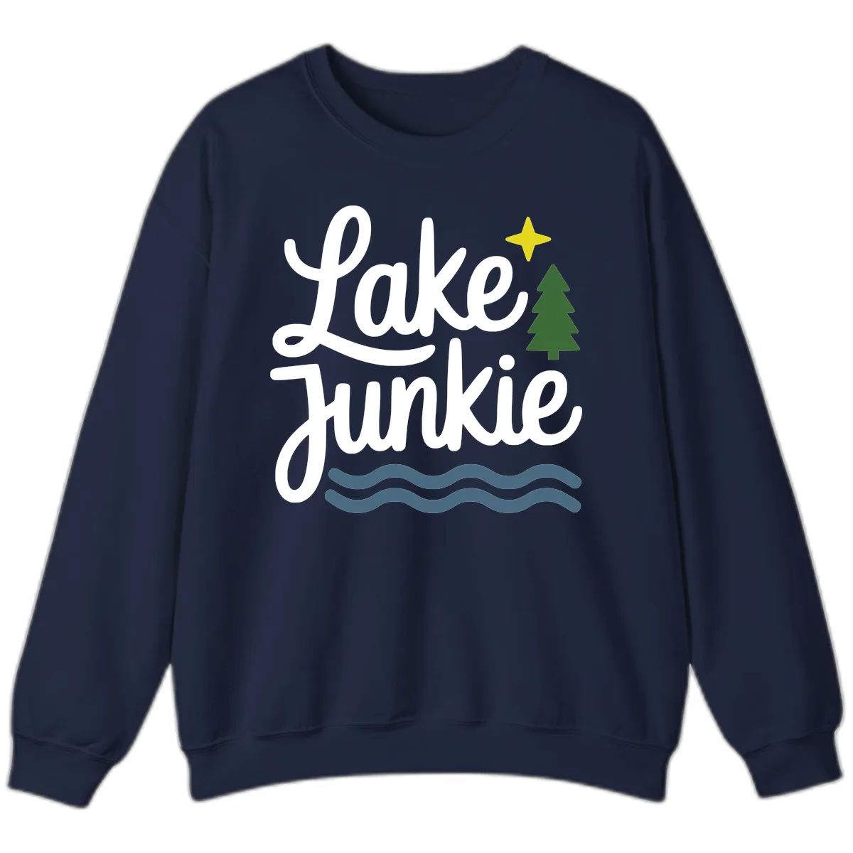 Lake Junkie Lifestyle Apparel Sweatshirt in Navy