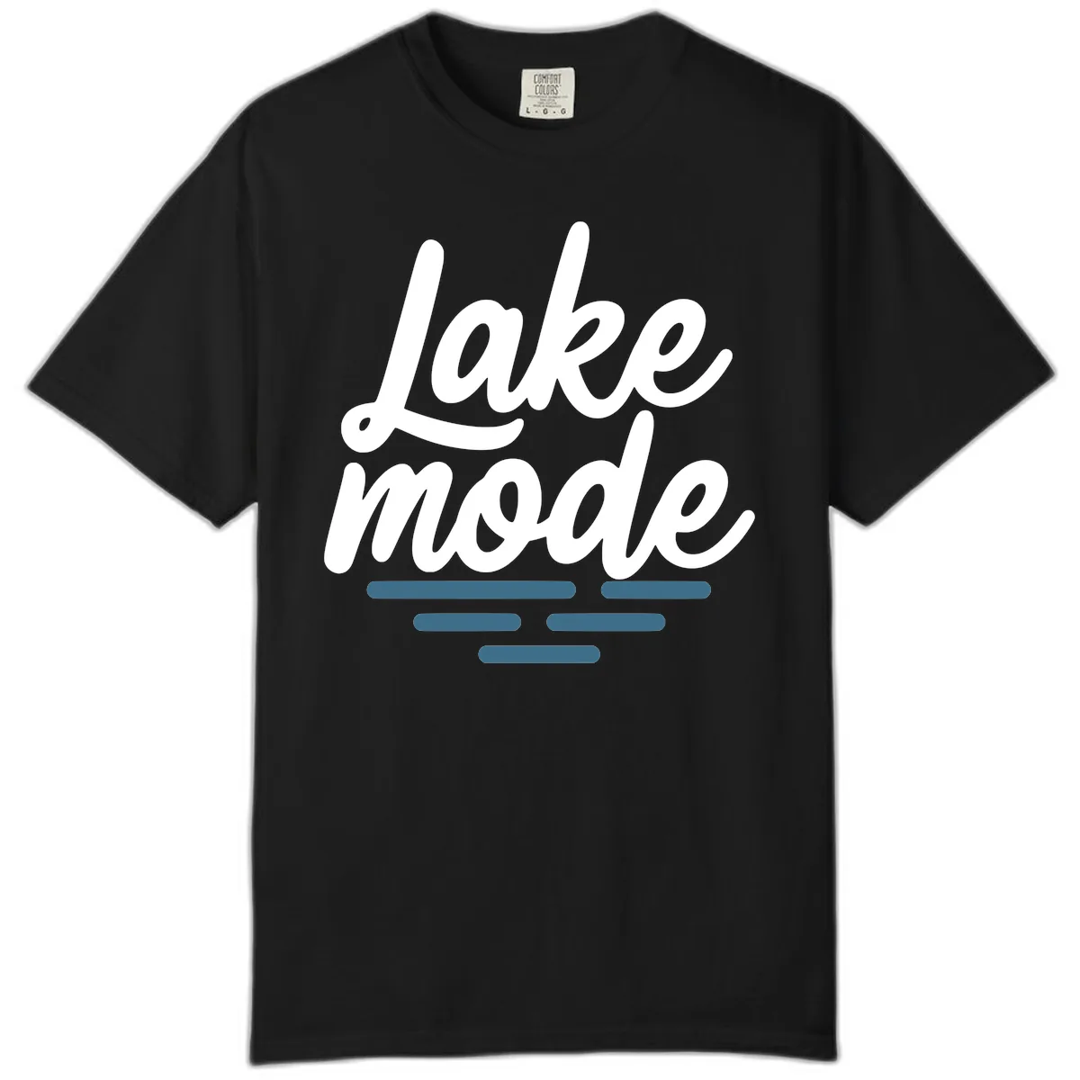 Lake Mode Typography Design Comfort Color in Black