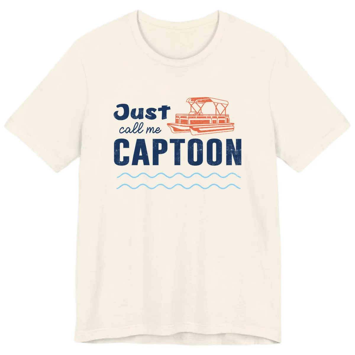 Just Call Me Captoon Premium T-Shirt in Natural
