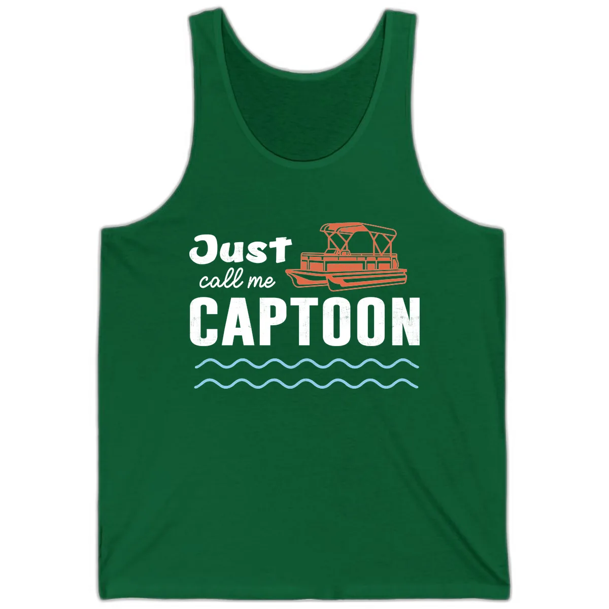 Just Call Me Captoon Tank in Kelly