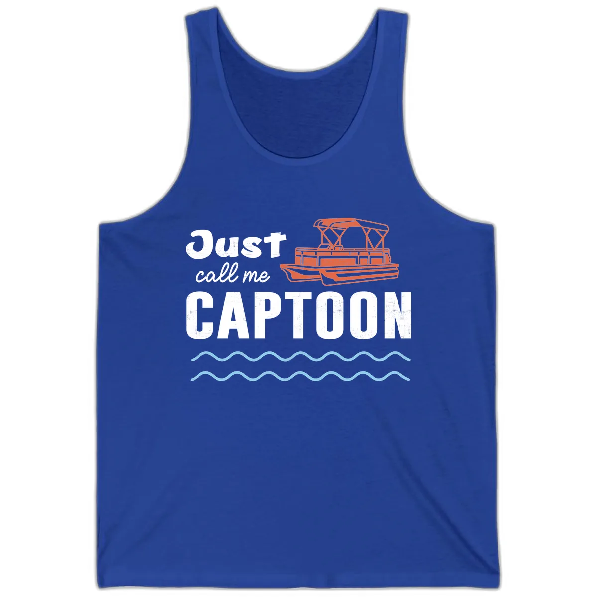 Just Call Me Captoon Tank in True Royal