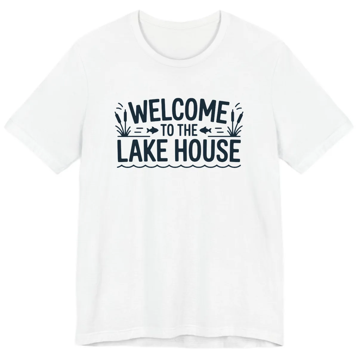 Welcome To The Lake House Premium T-Shirt in White