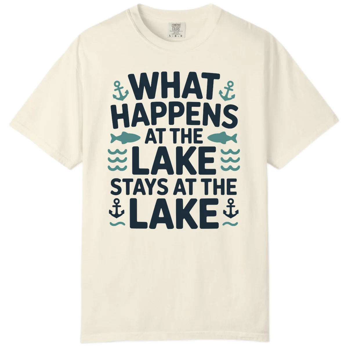 What Happens At The Lake Comfort Color in Ivory