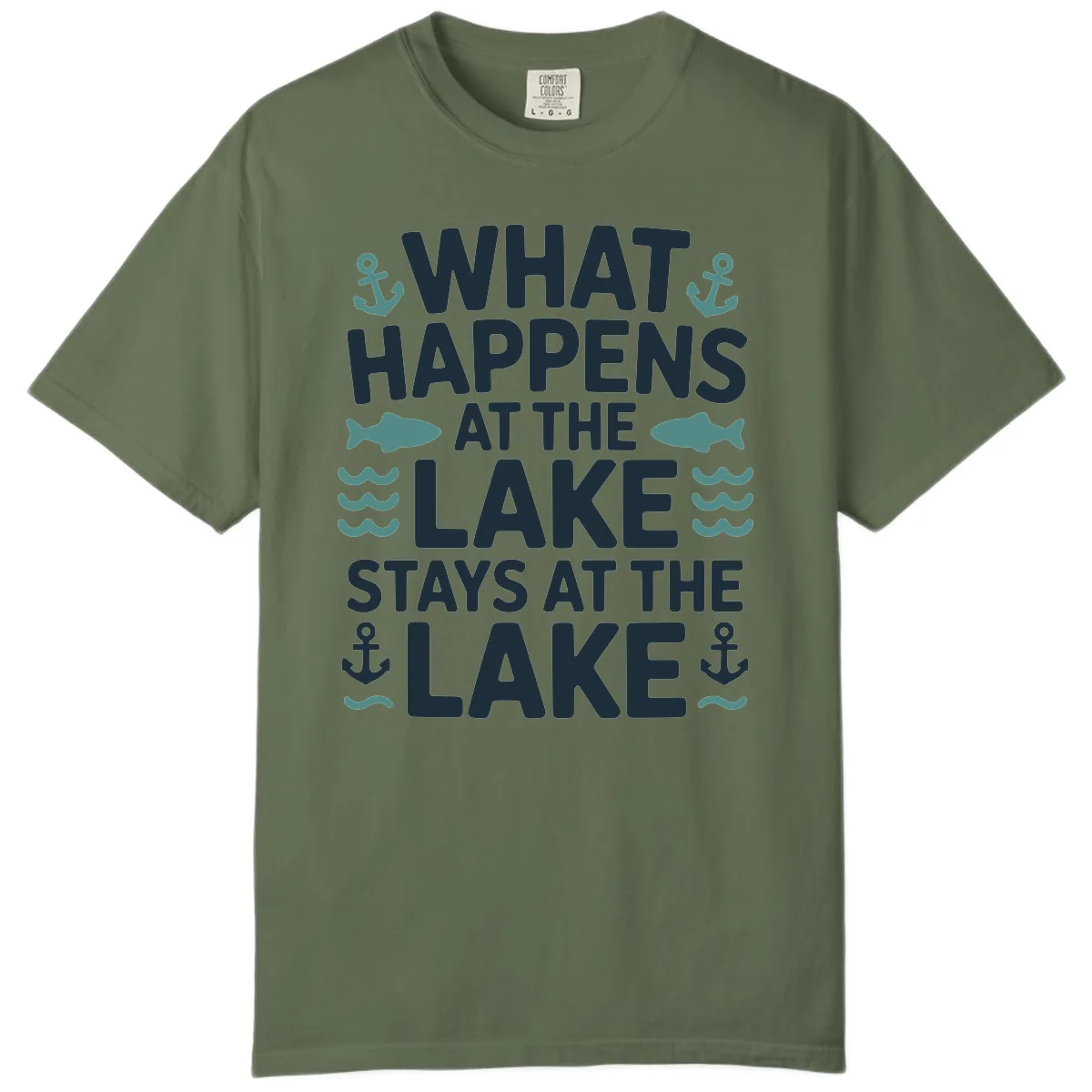 What Happens At The Lake Comfort Color in Sage