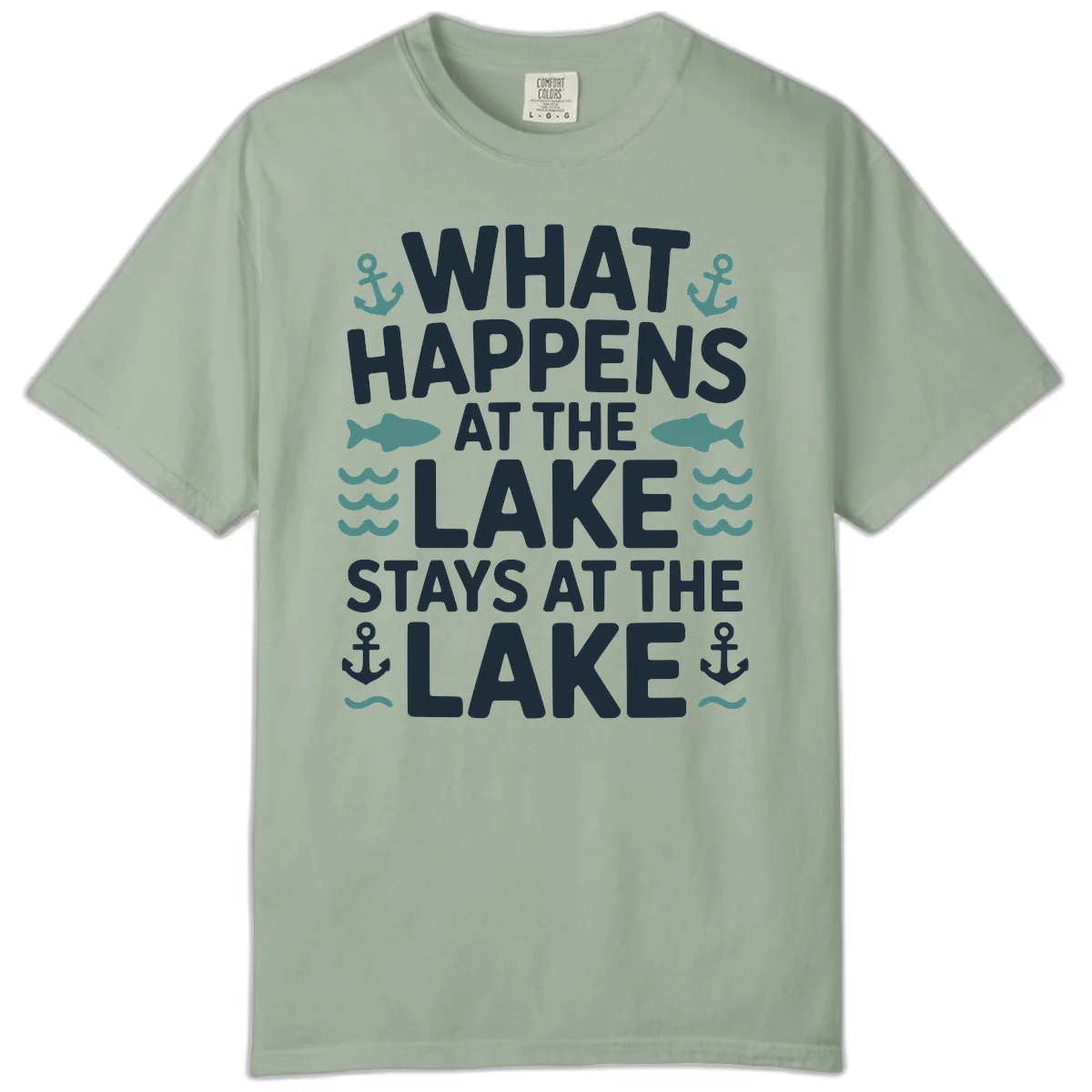 What Happens At The Lake Comfort Color in Bay