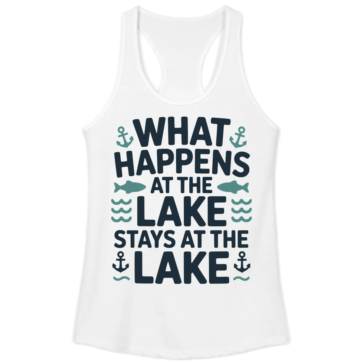 What Happens At The Lake Ladies Tank in White