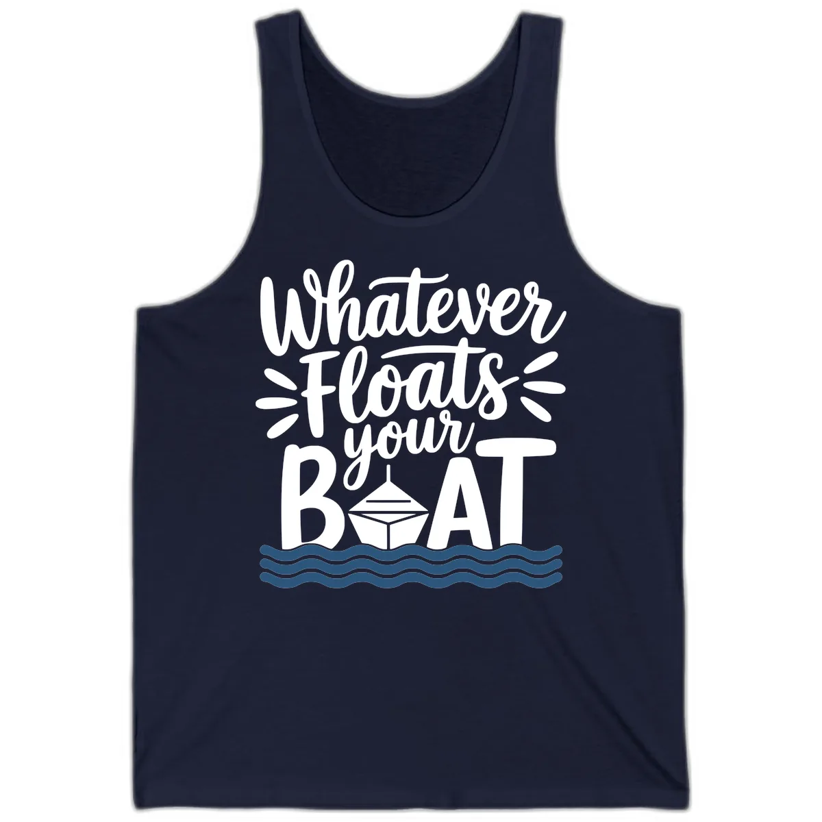 Whatever Floats Your Boat Design Tank in Navy