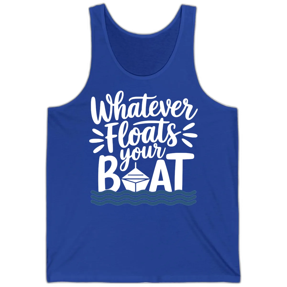 Whatever Floats Your Boat Design Tank in True Royal