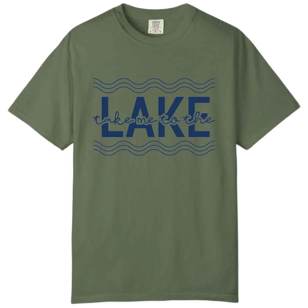Take Me To The Lake Design Comfort Color in Sage