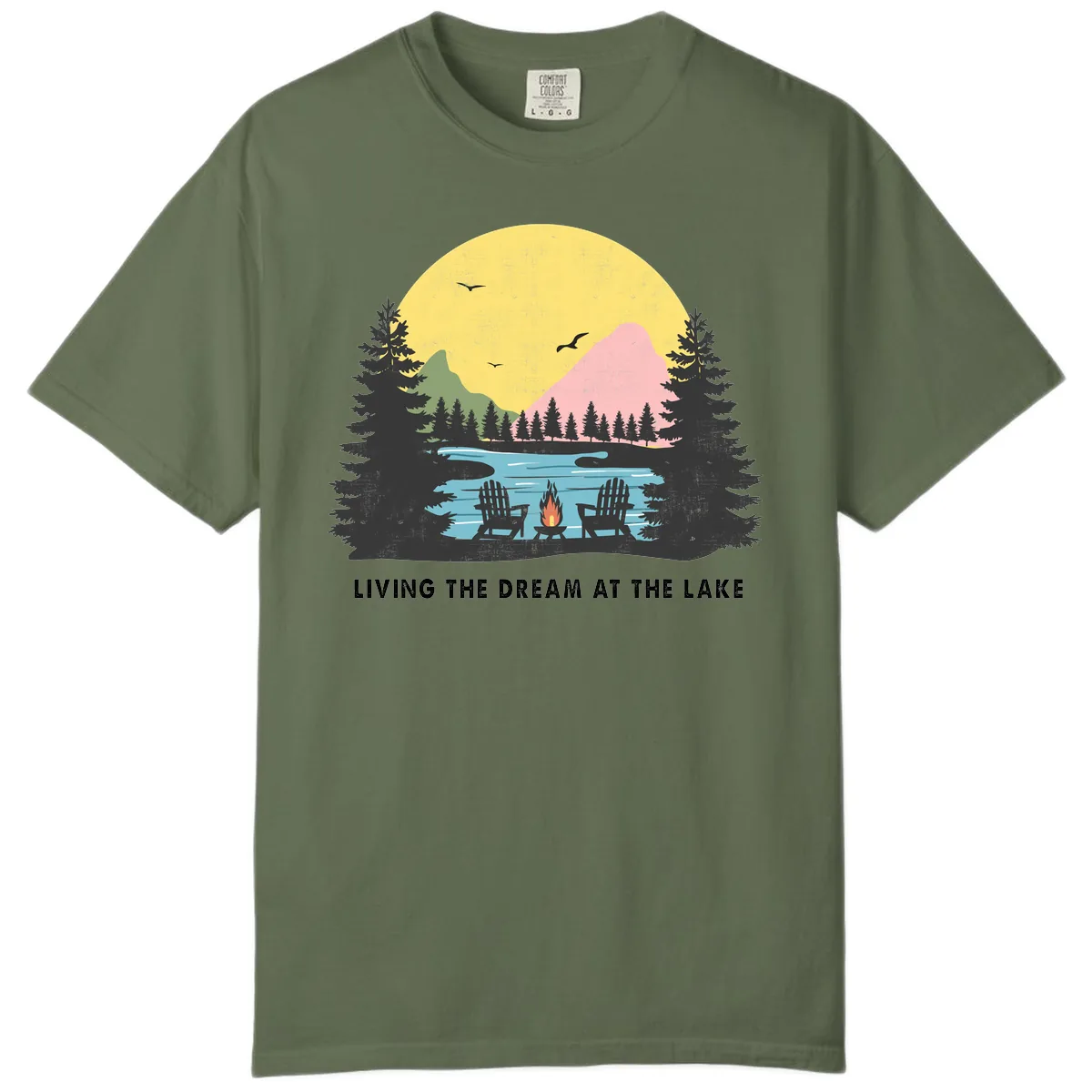 Living The Dream At The Lake Comfort Color in Sage