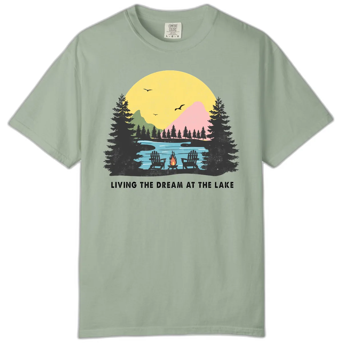 Living The Dream At The Lake Comfort Color in Bay