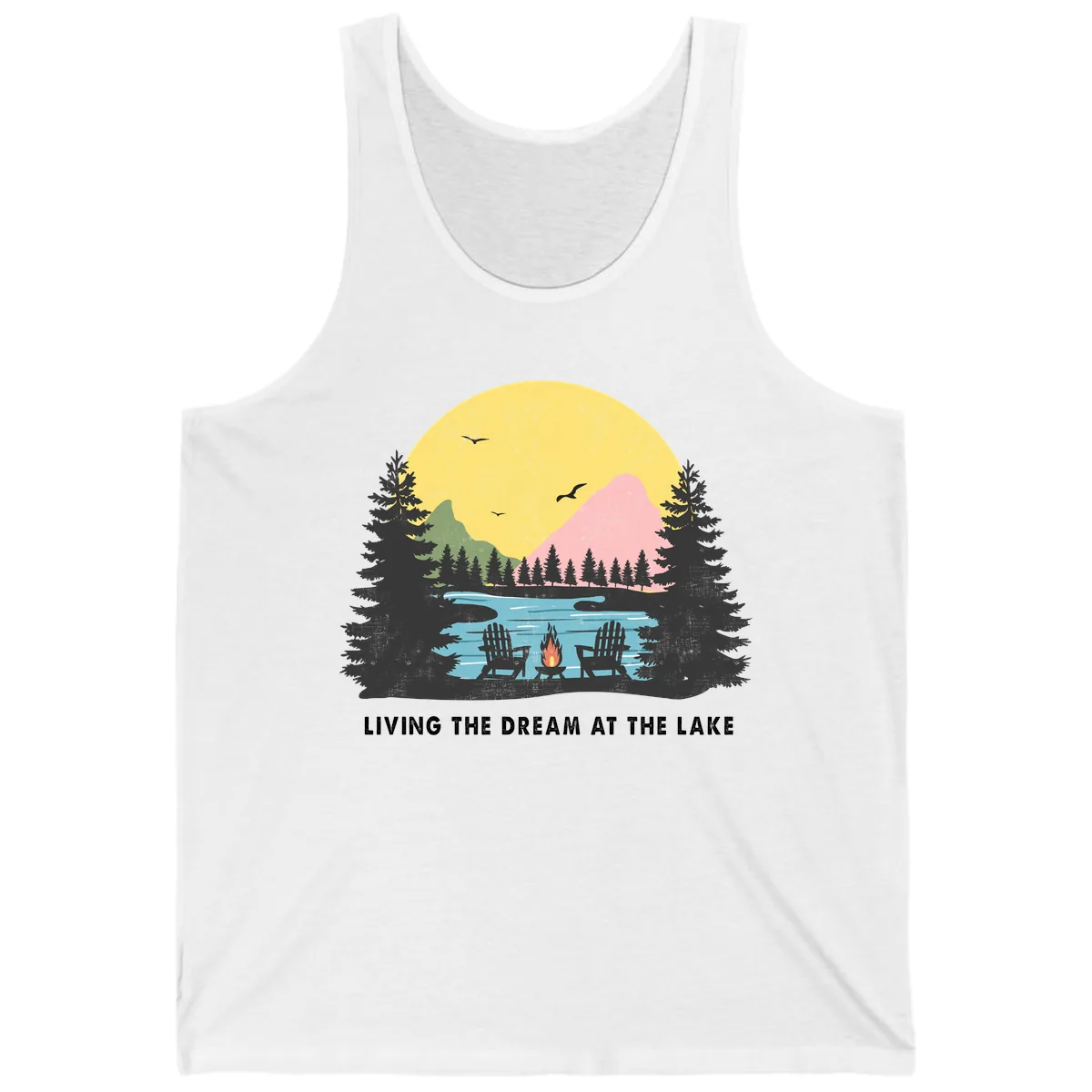 Living The Dream At The Lake Tank in White