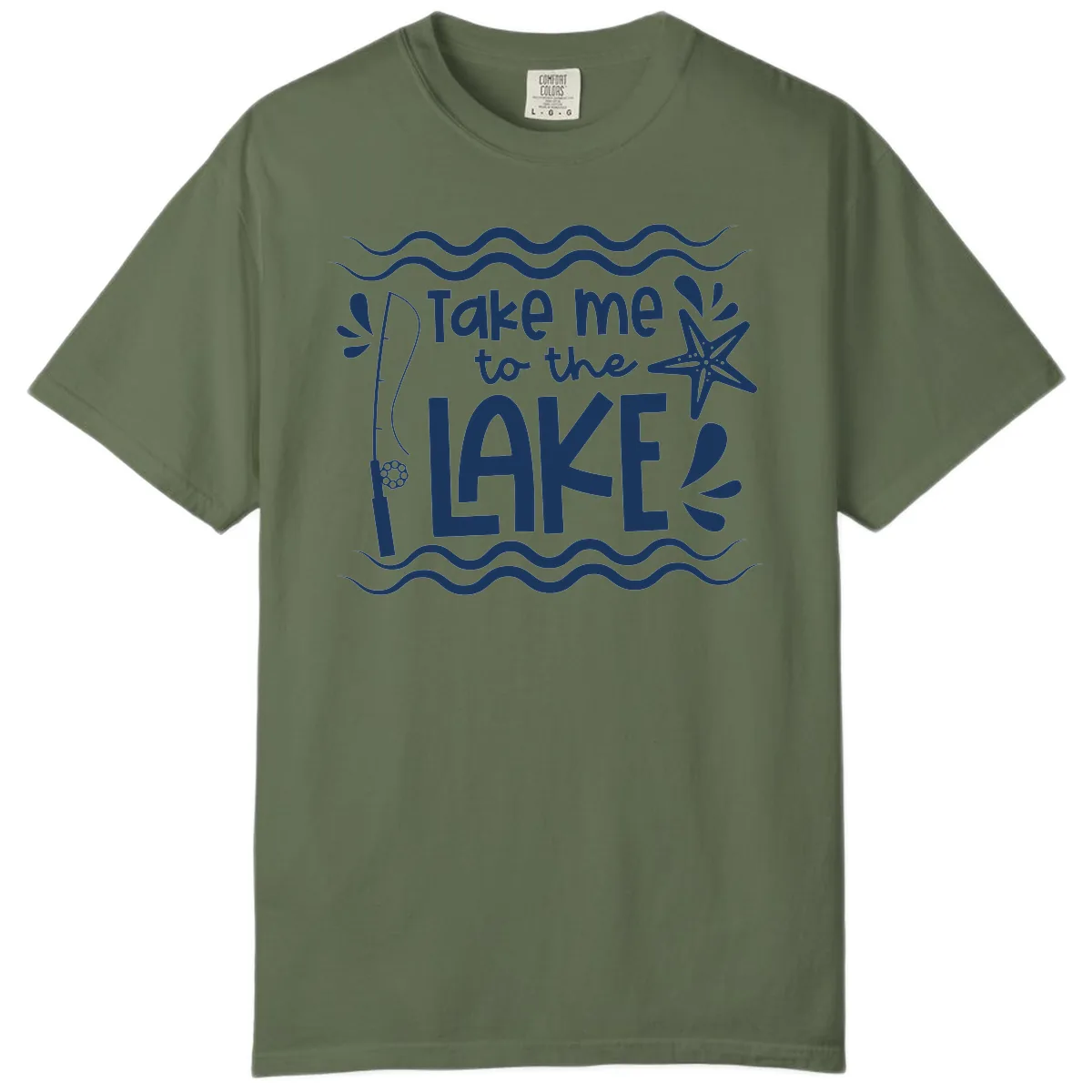 Take Me To The Lake Design Comfort Color in Sage