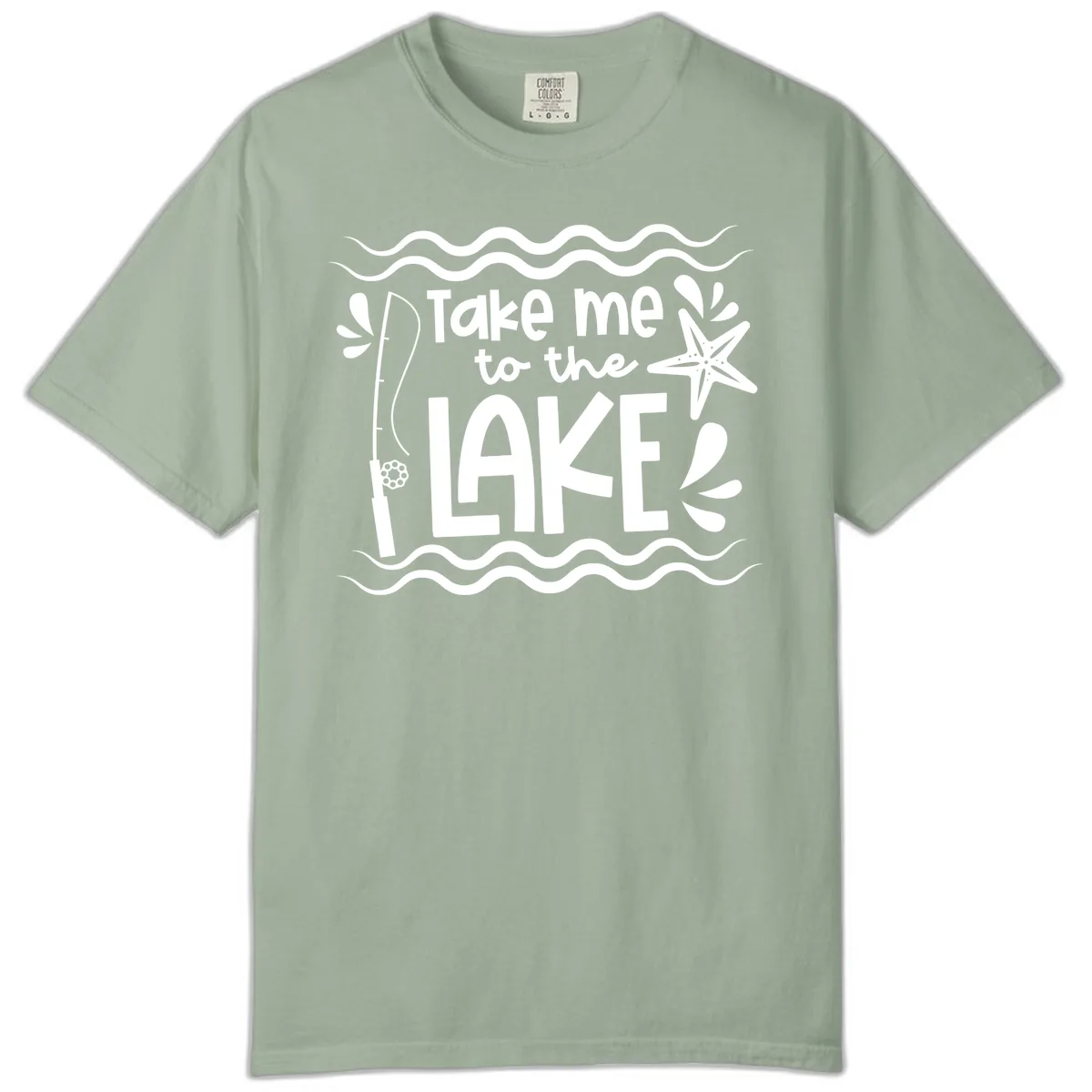 Take Me To The Lake Design Comfort Color in Bay