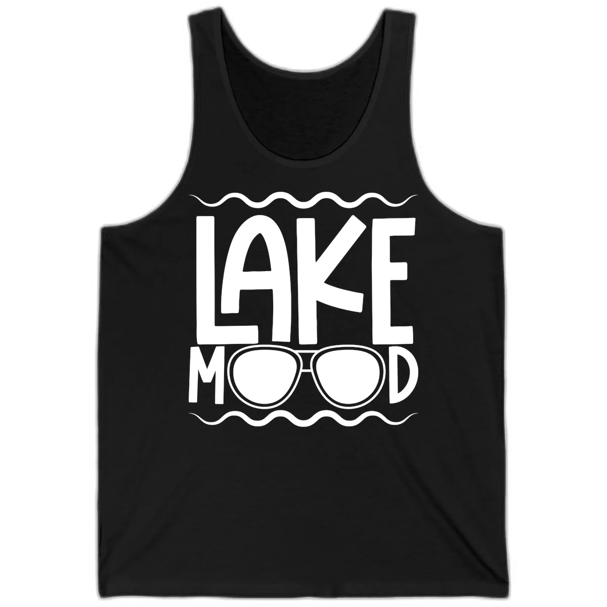 Lake Mood Sunglasses Design Tank in Black