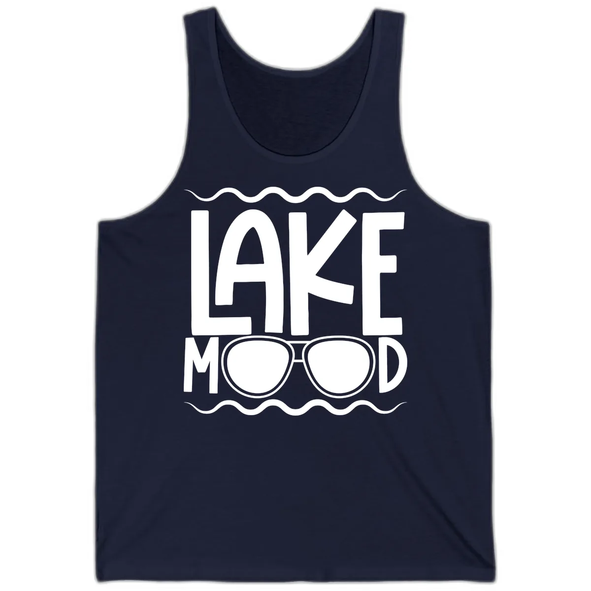 Lake Mood Sunglasses Design Tank in Navy