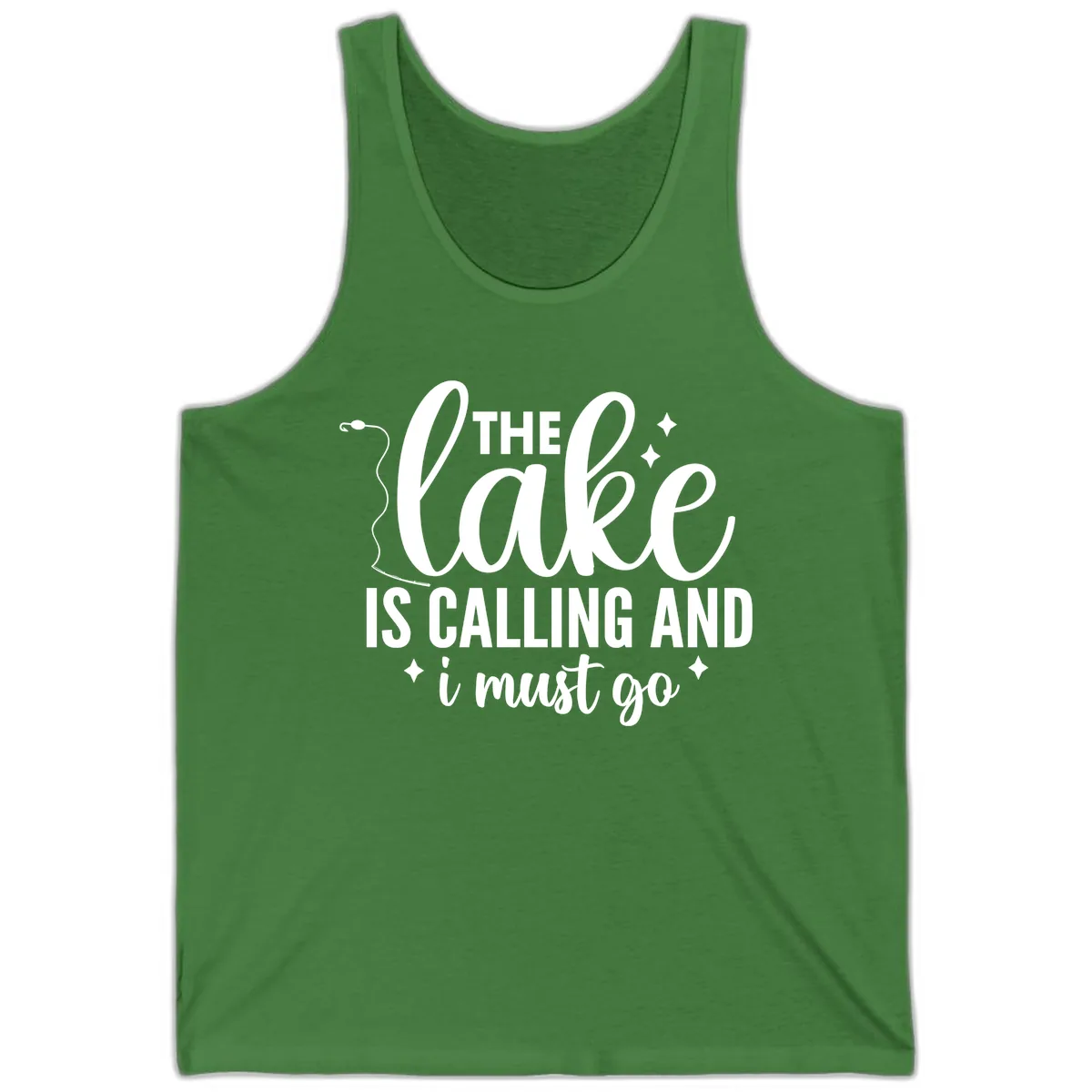 The Lake Is Calling And I Must Go Design Tank in Leaf