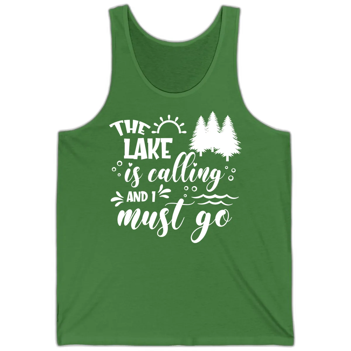 The Lake Is Calling And I Must Go Tank in Leaf