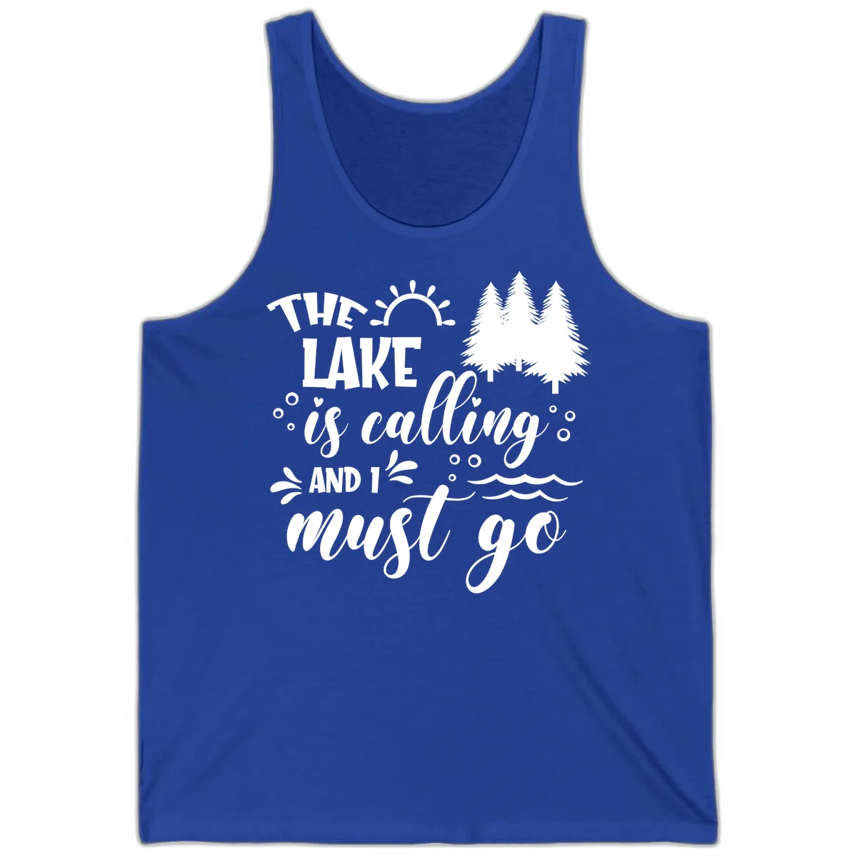 The Lake Is Calling And I Must Go Tank in True Royal