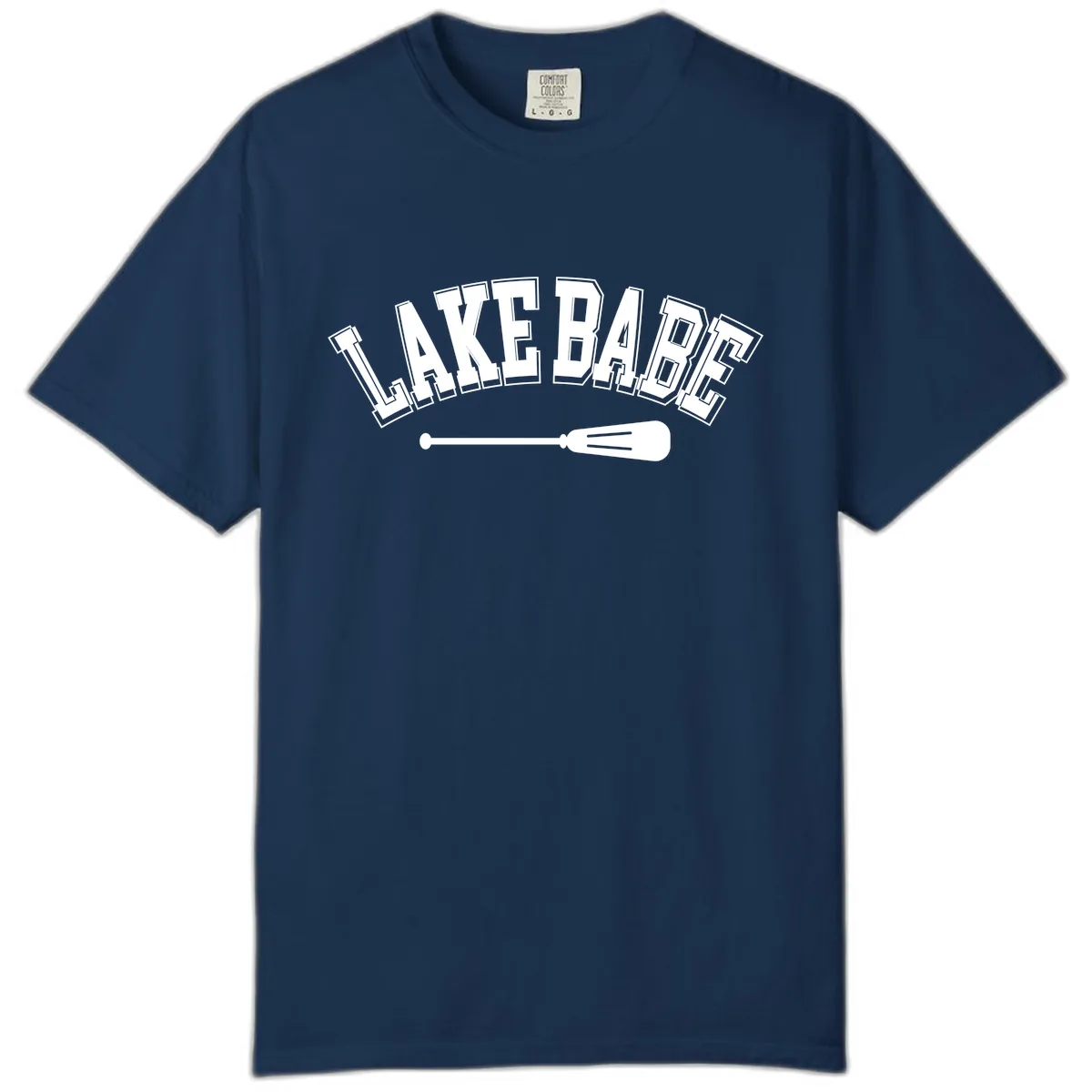 Lake Babe Arch Design Comfort Color in Navy