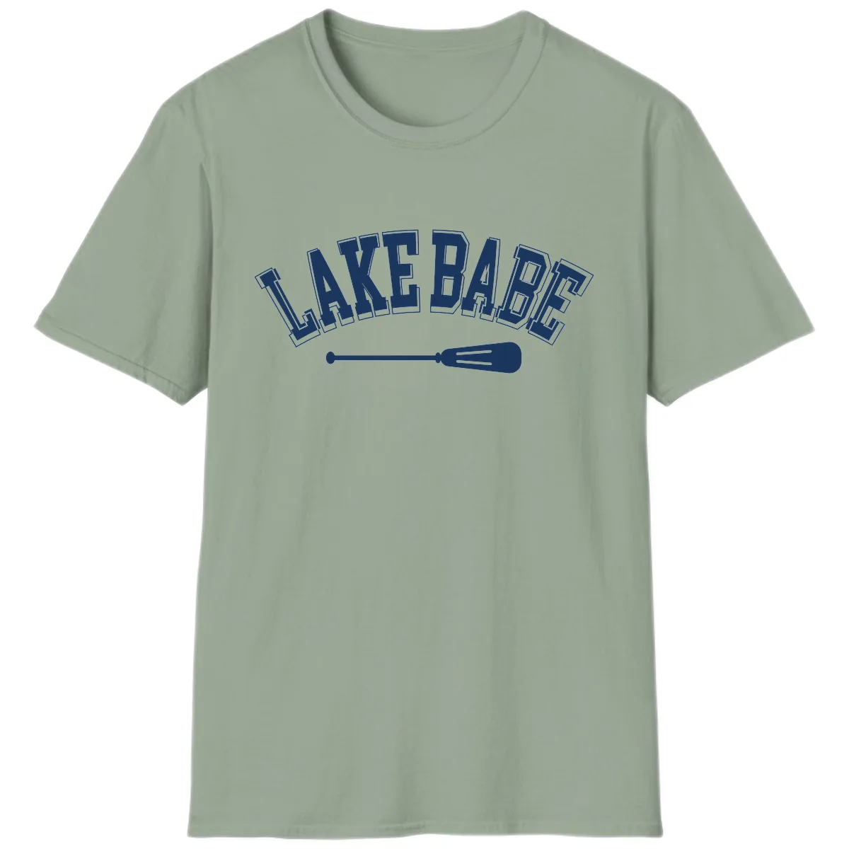 Lake Babe Arch Design T-Shirt in Sage