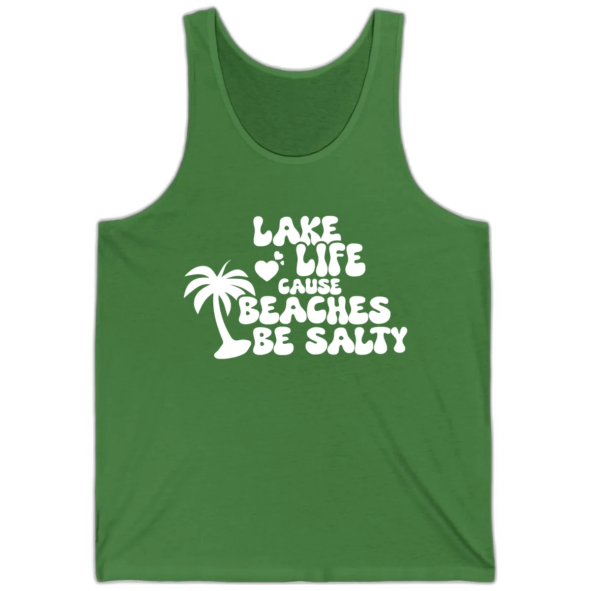 Lake Life Cause Beaches Be Salty Tank in Leaf