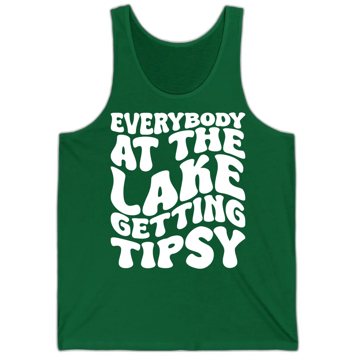 Everybody At The Lake Getting Tipsy Tank in Kelly