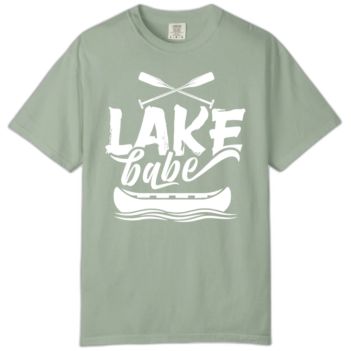 Lake Babe Canoe Design Comfort Color in Bay