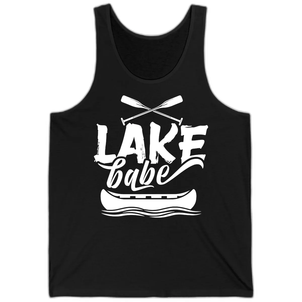 Lake Babe Canoe Design Tank in Black