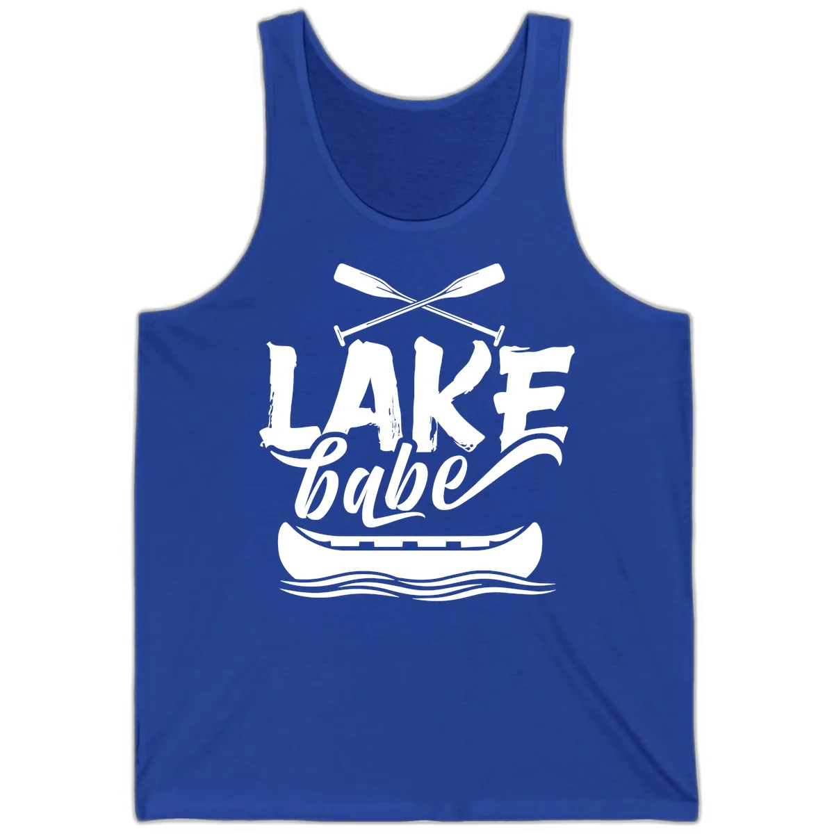 Lake Babe Canoe Design Tank in True Royal