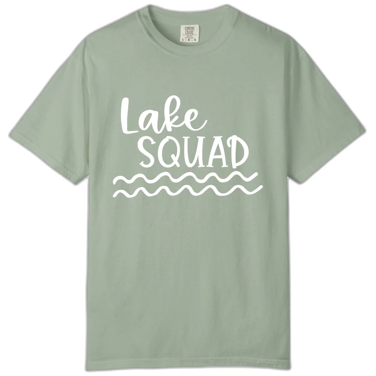 Lake Squad Wavy Design Comfort Color in Bay