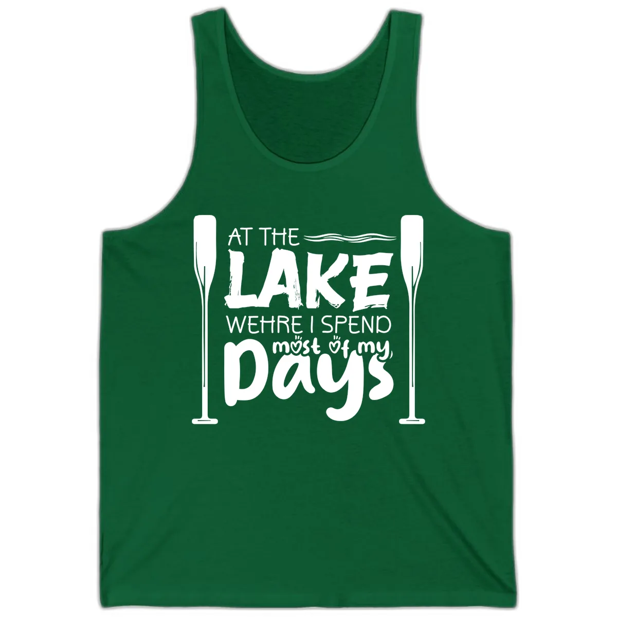 At The Lake Where I Spend Most Of My Days Tank in Kelly