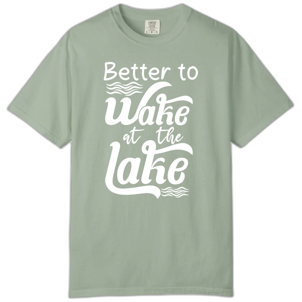 Better to Wake at the Lake Comfort Color in Bay