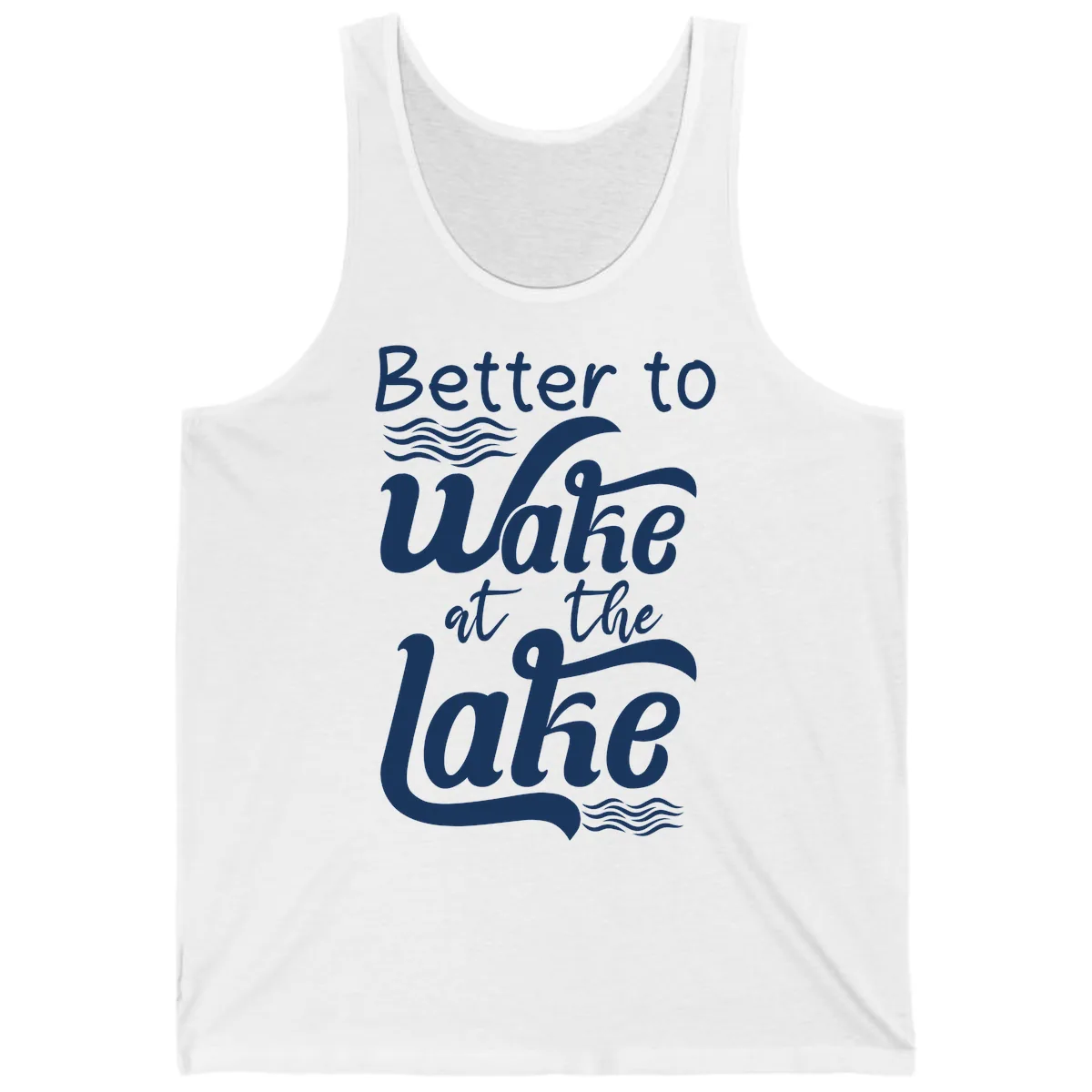 Better to Wake at the Lake Tank in White