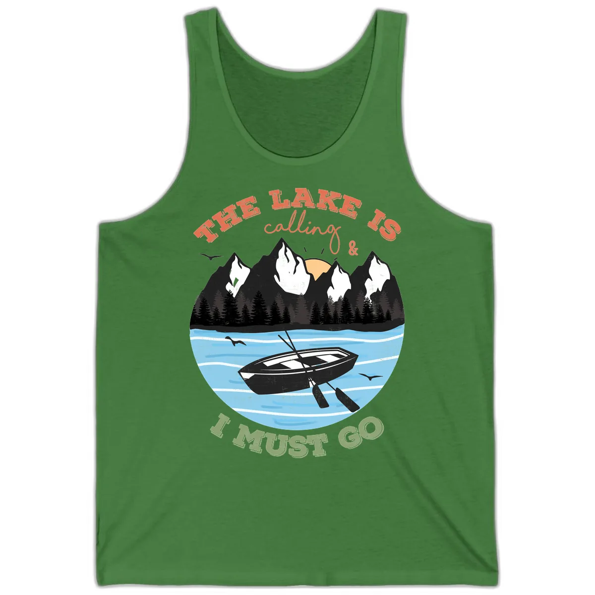 The Lake Is Calling And I Must Go Tank in Leaf