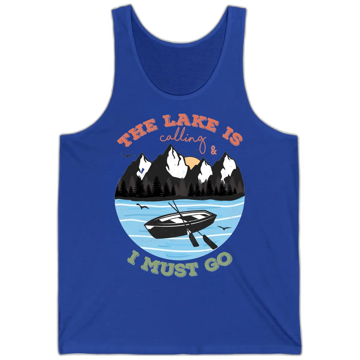 The Lake Is Calling And I Must Go Tank in True Royal