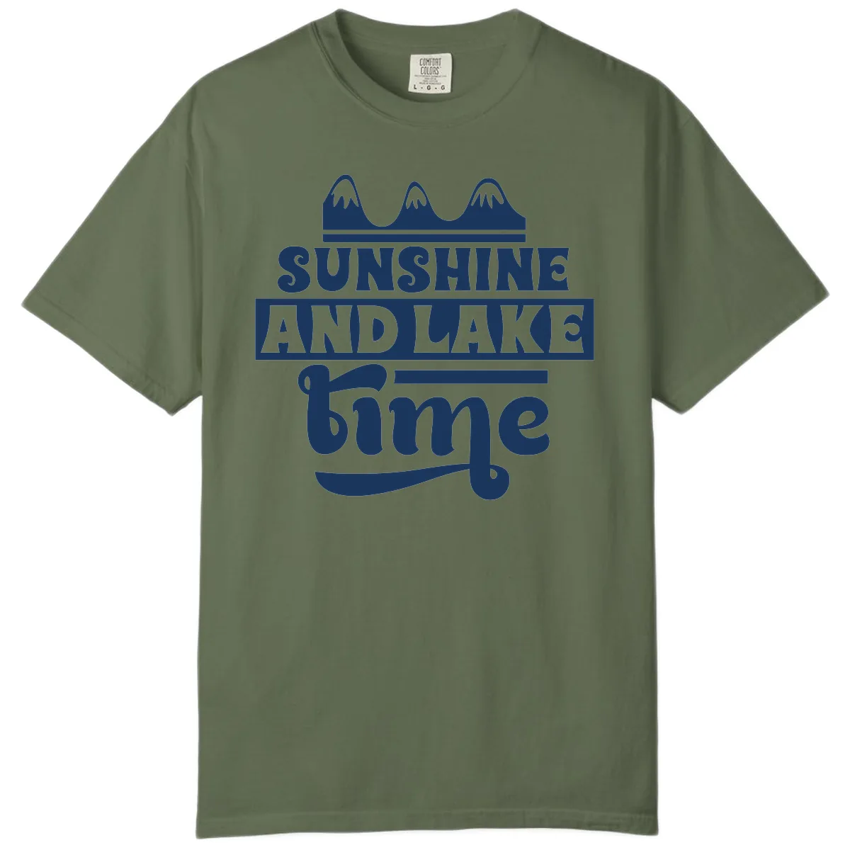 Sunshine And Lake Time Design Comfort Color in Sage
