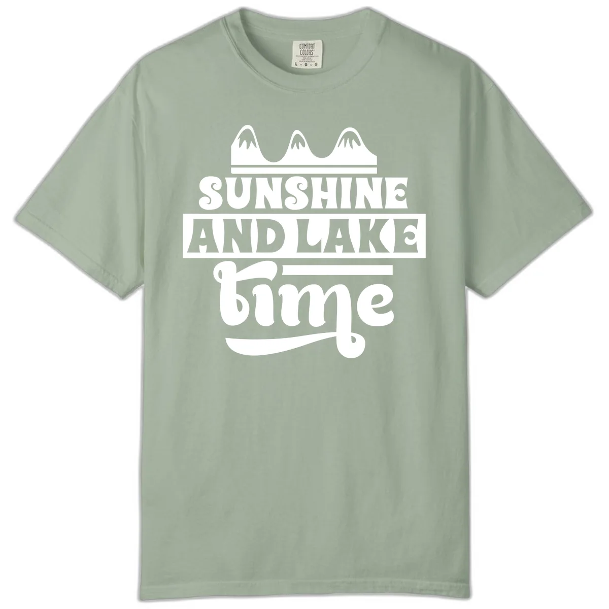 Sunshine And Lake Time Design Comfort Color in Bay