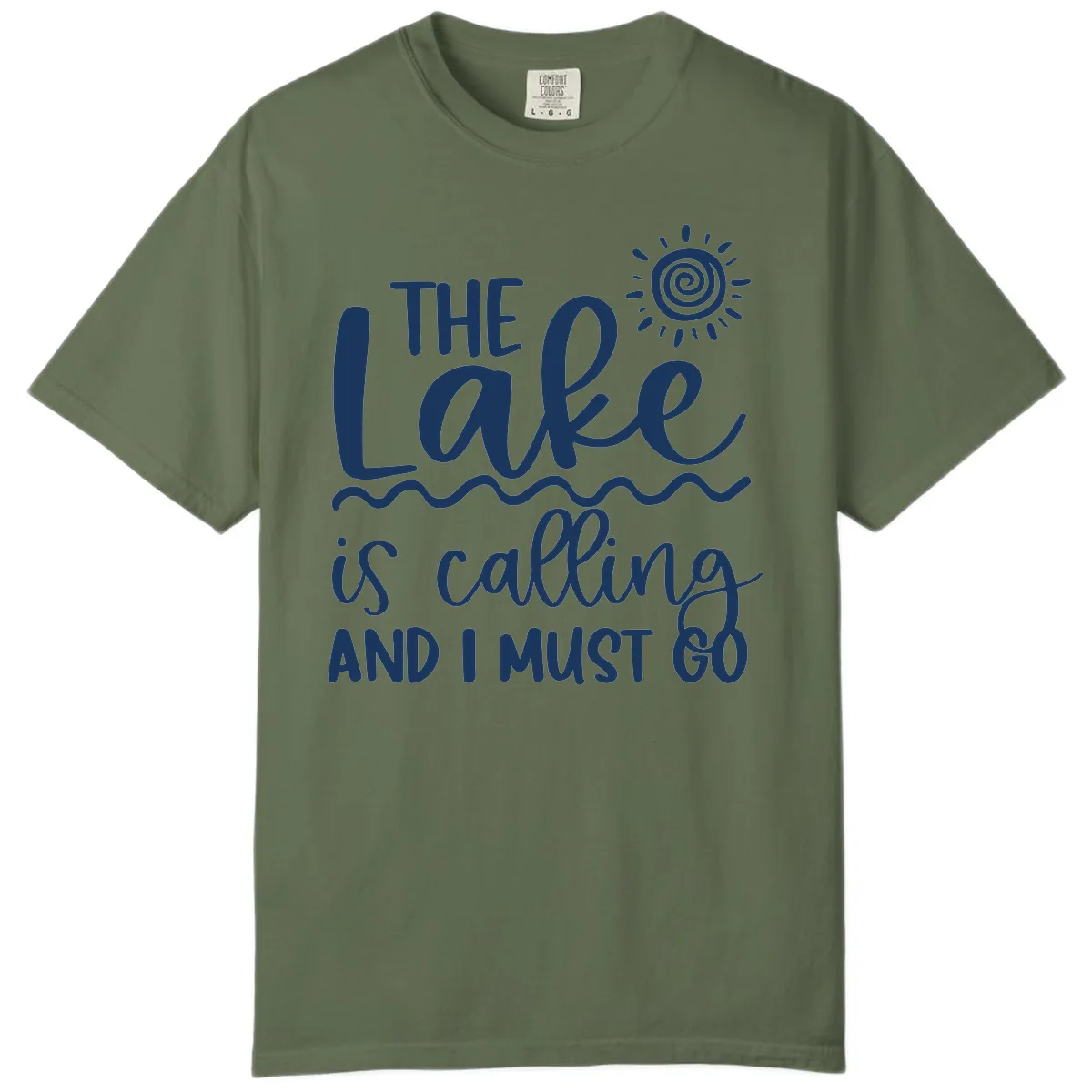 The Lake Is Calling Comfort Color in Sage
