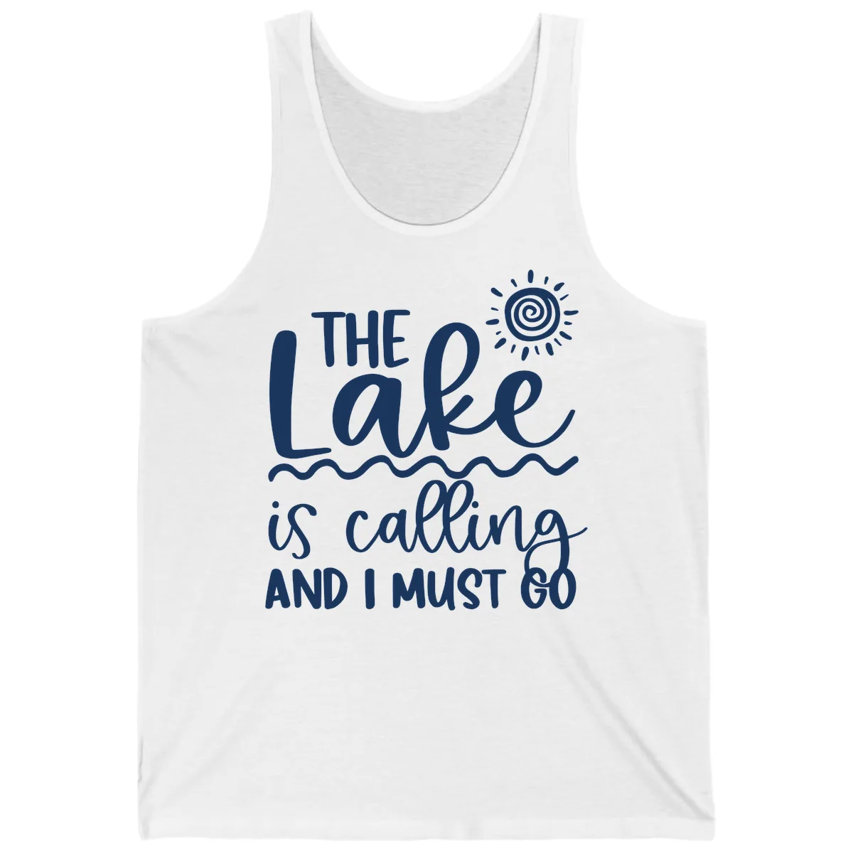 The Lake Is Calling Tank in White
