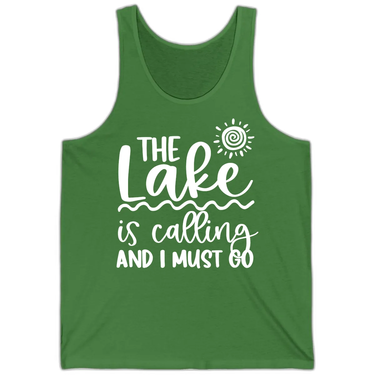 The Lake Is Calling Tank in Leaf