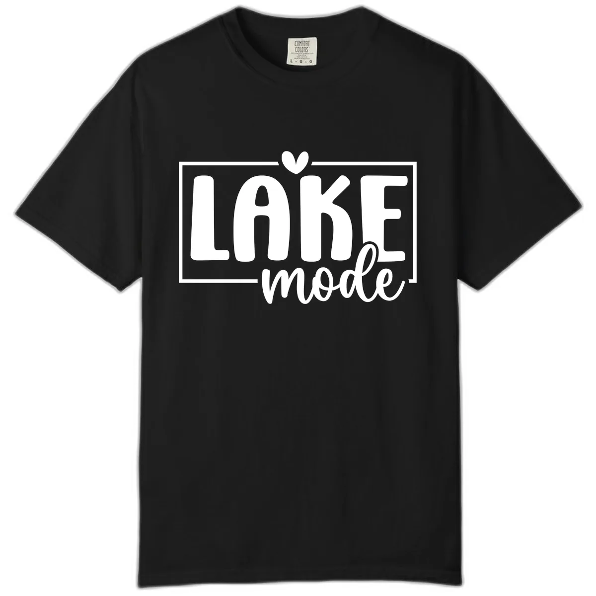 Lake Mode Lifestyle Apparel Comfort Color in Black