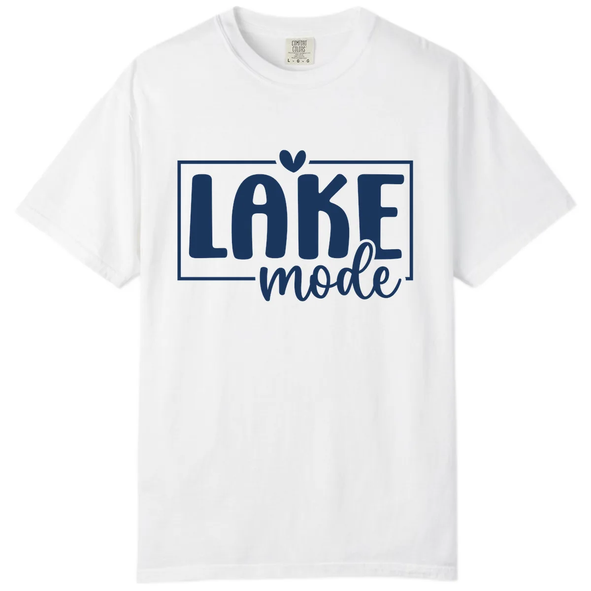 Lake Mode Lifestyle Apparel Comfort Color in White