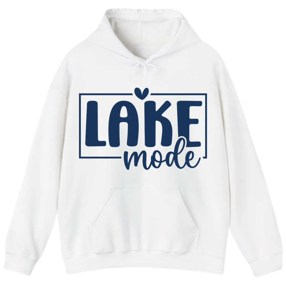 Lake Mode Lifestyle Apparel Hoodie in White