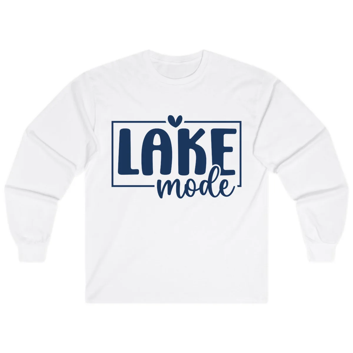 Lake Mode Lifestyle Apparel Long Sleeve in White