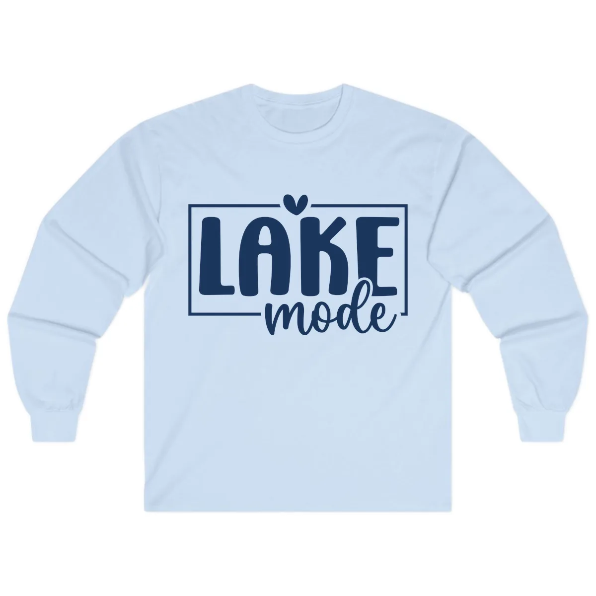 Lake Mode Lifestyle Apparel Long Sleeve in Light Blue