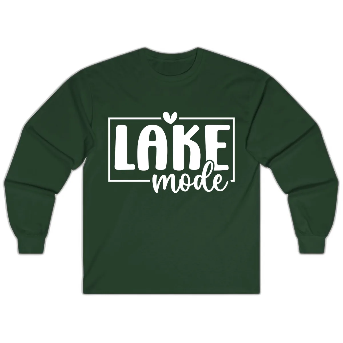Lake Mode Lifestyle Apparel Long Sleeve in Forest Green