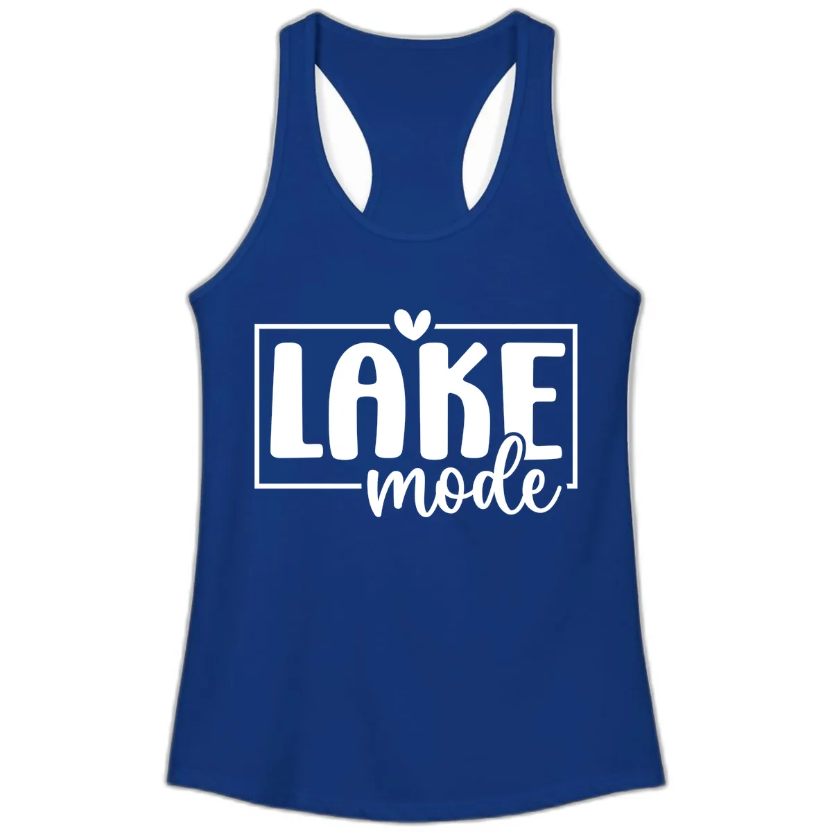 Lake Mode Lifestyle Apparel Ladies Tank in Solid Royal